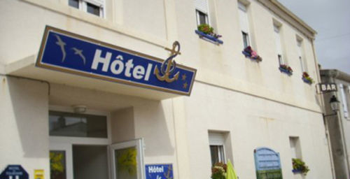 סן-טרויאן-לה-באן Hotel Le Coureau מראה חיצוני תמונה
